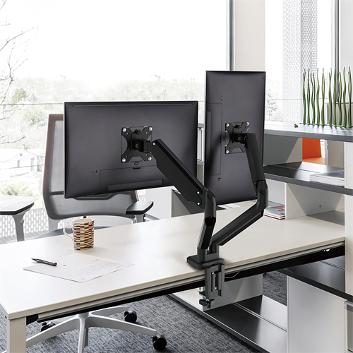 Bordsfäste för dubbla monitorer, 17"-32"
