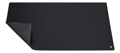 Mousepad XXL, Deskmat, sydda kanter, tygyta, svart