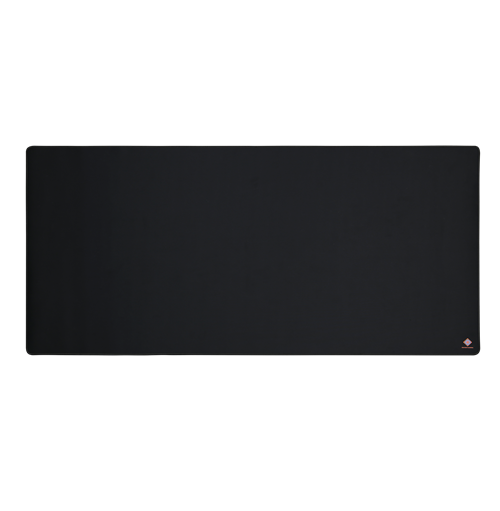 Mousepad XXL, Deskmat, sydda kanter, tygyta, svart